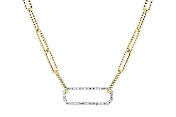 B319-45814: NECKLACE .50 TW (17 INCHES)